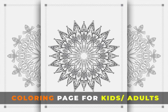 Coloring Mandala Graphics for Coloring Pages Amp Projects