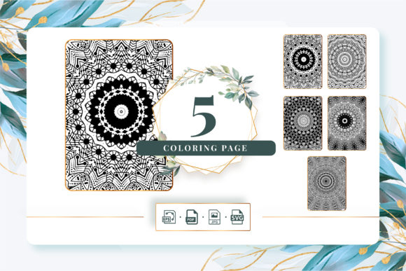 Coloring Pages Bundle KDP Pack 246 Graphics Amp Review
