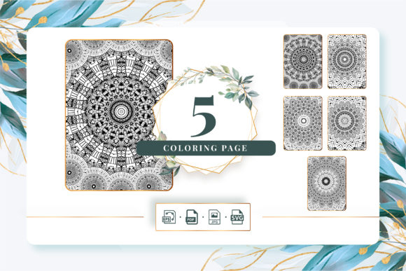 Coloring Pages Bundle KDP Pack 249: Mandala Embroidery Review