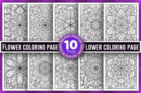 Complex Mandala Coloring Page Bundle: Graphics & Coloring Pages Amp Review