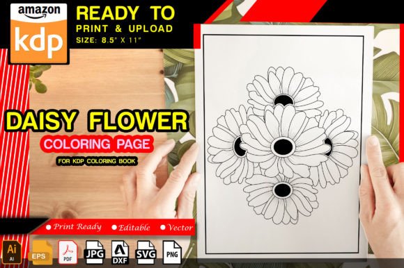 Daisy Flower Coloring Page: Graphics & Coloring Pages Amp