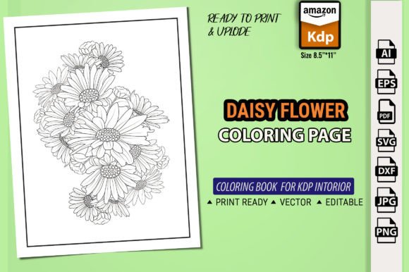 Daisy Flower Coloring Pages Amp Graphics Review