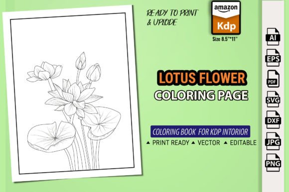 Lotus Flower Graphics & Coloring Pages Amp Review