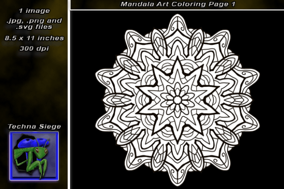 Mandala Art Coloring Page: A Designer’s Review of This Graphics & Coloring Pages Amp Asset