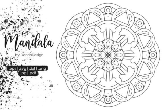 Mandala Coloring Page Vol.017: Embroidery Review