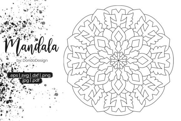 Mandala Coloring Page Vol.042: A Designer's Stitch Test