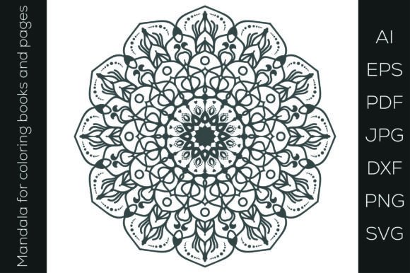 Mandala Coloring Page Vol. 30: Coloring Pages Amp Graphics