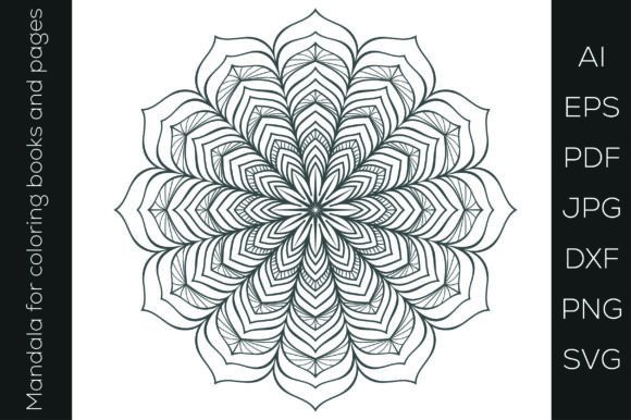 Mandala Coloring Page Vol. 31: Graphics & Coloring Pages Amp