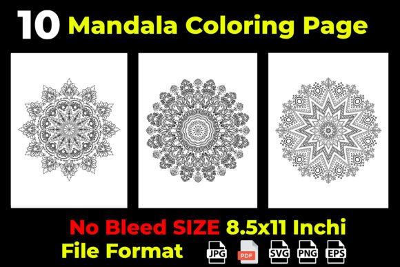 Mandala Coloring Pages Graphics & Coloring Pages Amp Review