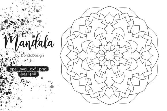 Mandala Vol.048: Graphics & Coloring Pages Amp
