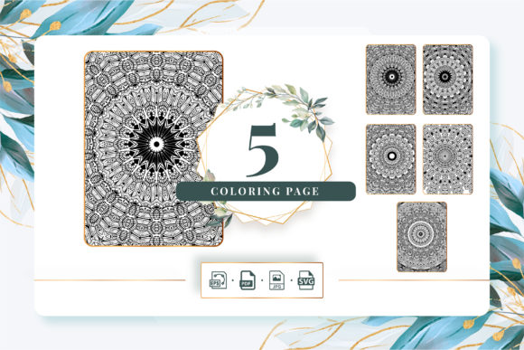 Review: Coloring Pages Bundle KDP Pack 245 Graphics & Amp