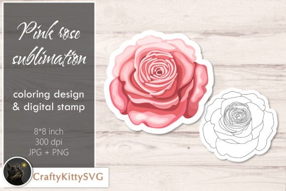 Rose Flower Coloring Page Sublimation: A Practical Review